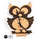 Clocks: Owl Clock / Home decor