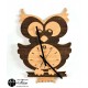 Clocks: Owl Clock / Home decor