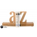 Bookends: A-Z bookend (pair of) - inside / Home decor