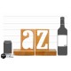 Bookends: A-Z bookend (pair of) - outside / Home decor