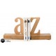 A-Z bookend (pair of) - inside